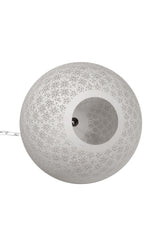 Callisto - White - Perforated Round Pendant Light