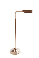Brooklyn Floor Lamp Antique Brass