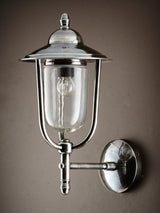 Pier Wall - Antique Silver - Solid Brass Outdoor Wall Light