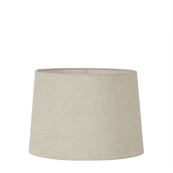 Linen Drum Lamp Shade Medium Light Natural