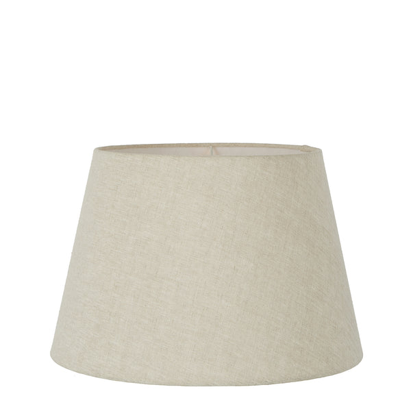Linen Taper Lamp Shade Medium Light Natural