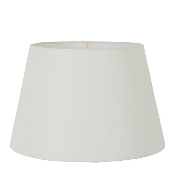Linen Taper Lamp Shade XL Textured Ivory
