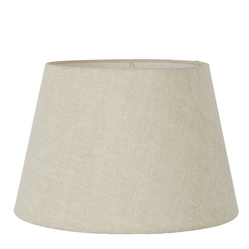 Linen Taper Lamp Shade XL Light Natural