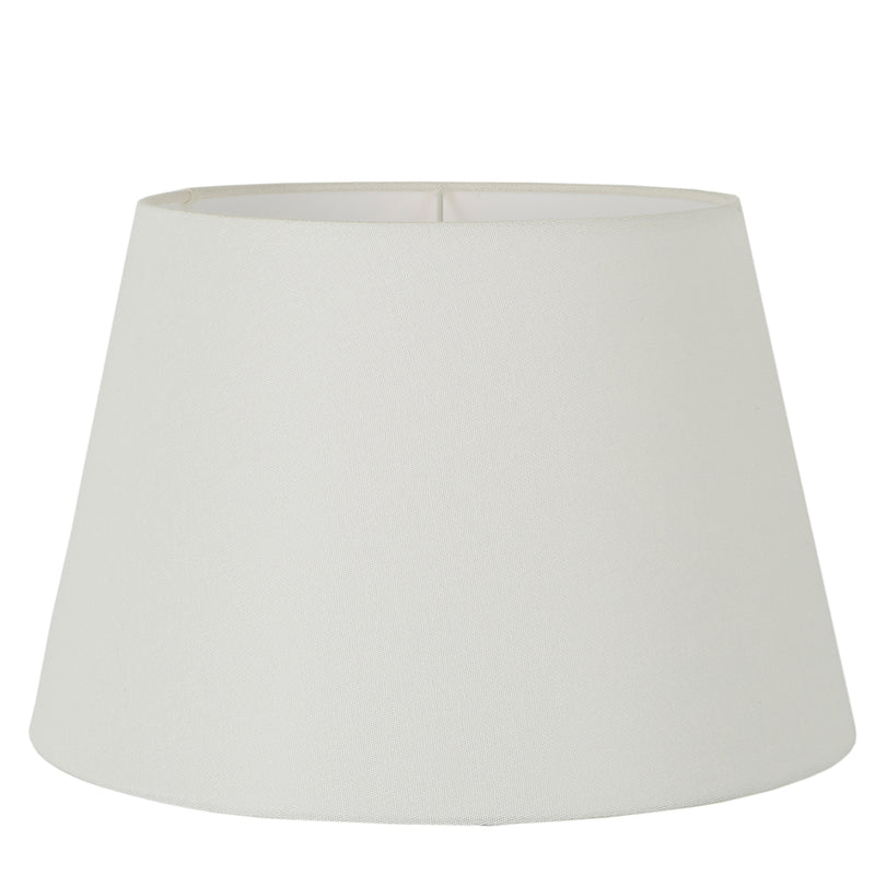 Linen Taper Lamp Shade XXL Textured Ivory