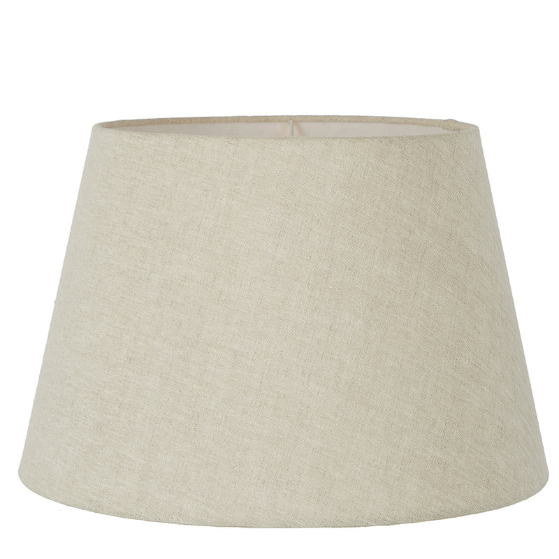 Linen Taper Lamp Shade XXL Light Natural