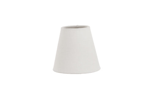 Linen Taper Lamp Shade XXXS Textured Ivory