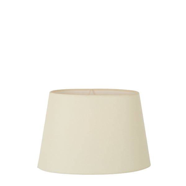 Linen Oval Lamp Shade XS Textured Ivory