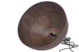 P51 Small - Antique Copper - Iron Riveted Dome Pendant Light