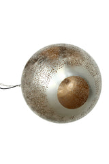 Taurus - Nickel - Perforated Round Ball Pendant Light