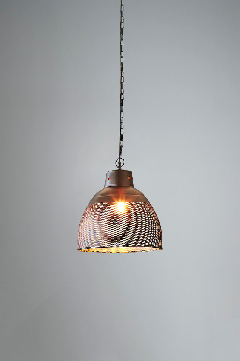 Riva Ceiling Pendant Small Matt Black and Gold