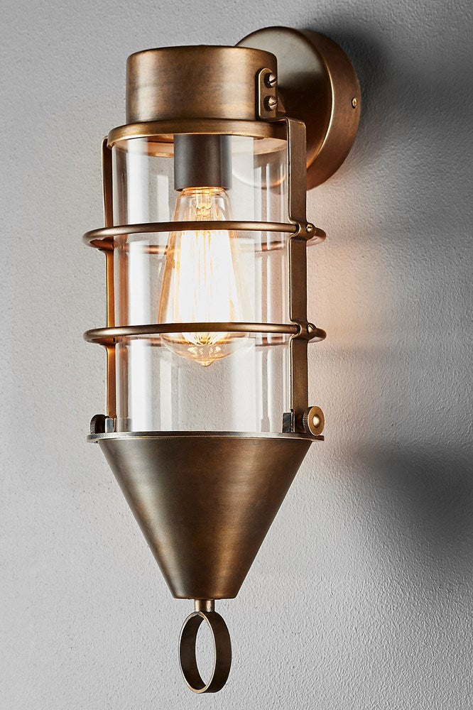 Eastwood Outdoor Wall Lamp - In Brass